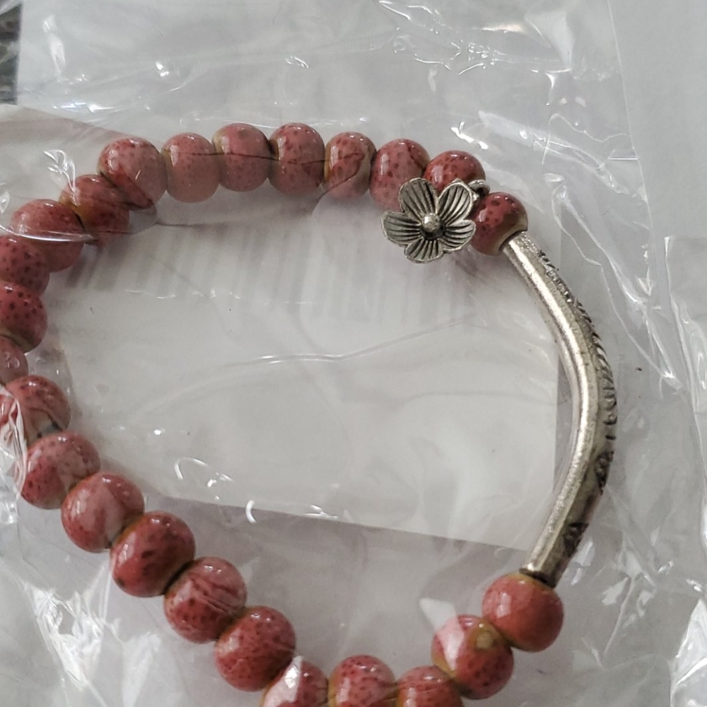 NWT WOODEN BEADED BRACELETS